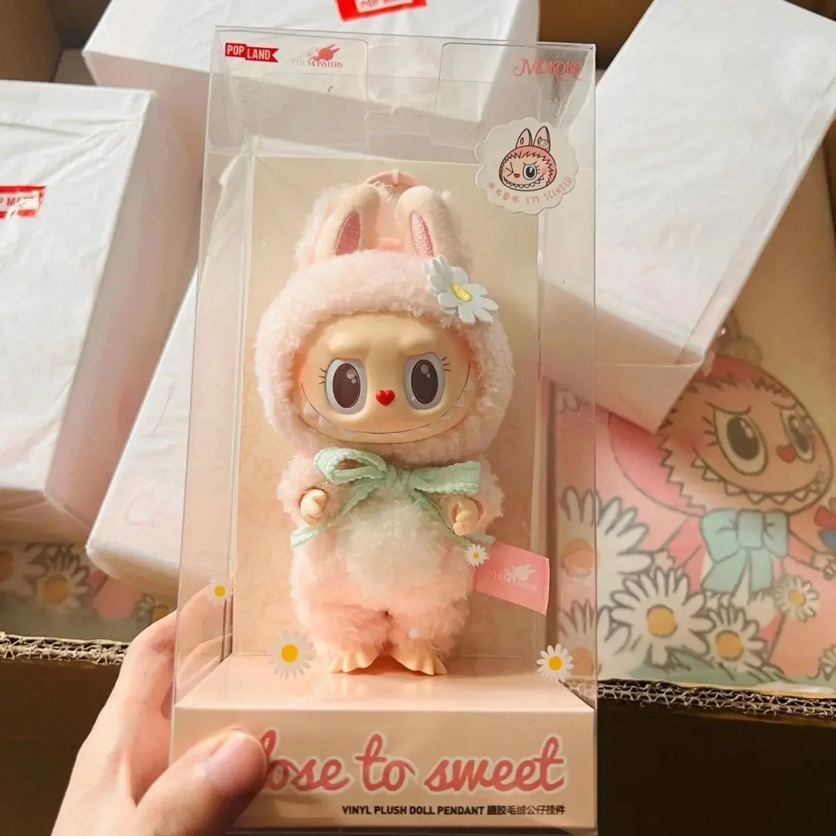 

Labubu Skullpanda Mokoko Zimomo Halloween Labubu Keychain Doll Christmas Gift Keyring Kids Toys Birthday Gift