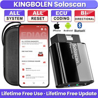 for AUDI,BENZ,BMW ect..】KINGBOLEN SOLOSCAN Auto Diagnostic Tools Full System Bidirectionnal ECU Coding All Service OBD2 Scanner