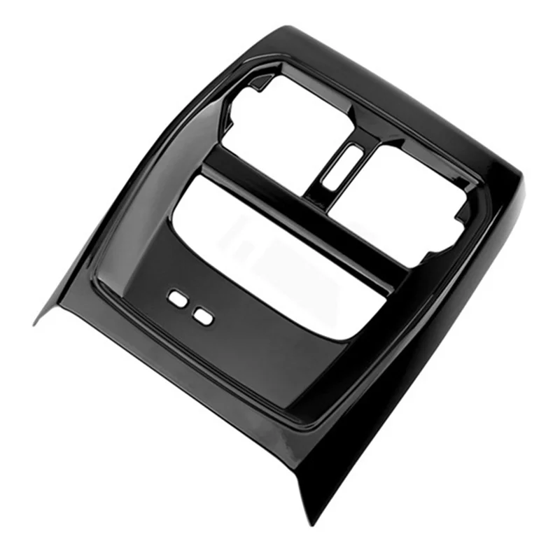 

Car Glossy Black Rear Air Condition Vent Outlet Frame Anti Kick Cover Trim For BMW 3 Series 320Li G20 G28 2020-2022 Accessories