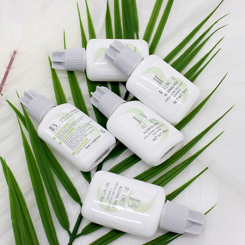 1 ボトル IBeauty アルコールフリープライマーまつげエクステンション接着剤ブースター 15 ミリリットル IB ボンダーメイクアップツール韓国美容オリジナル韓国