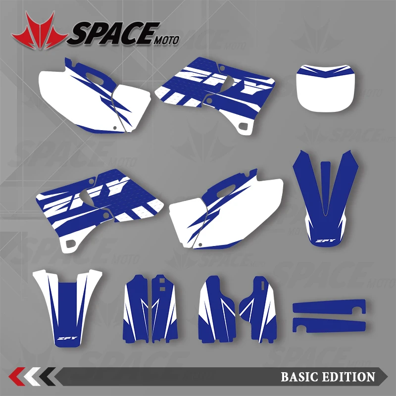 

SPACE For Yamaha YZ250 YZ 250 400 426 1998 1999 2000 2001 2002 Motorcycle Graphics Decal Stickers Number Name Custom