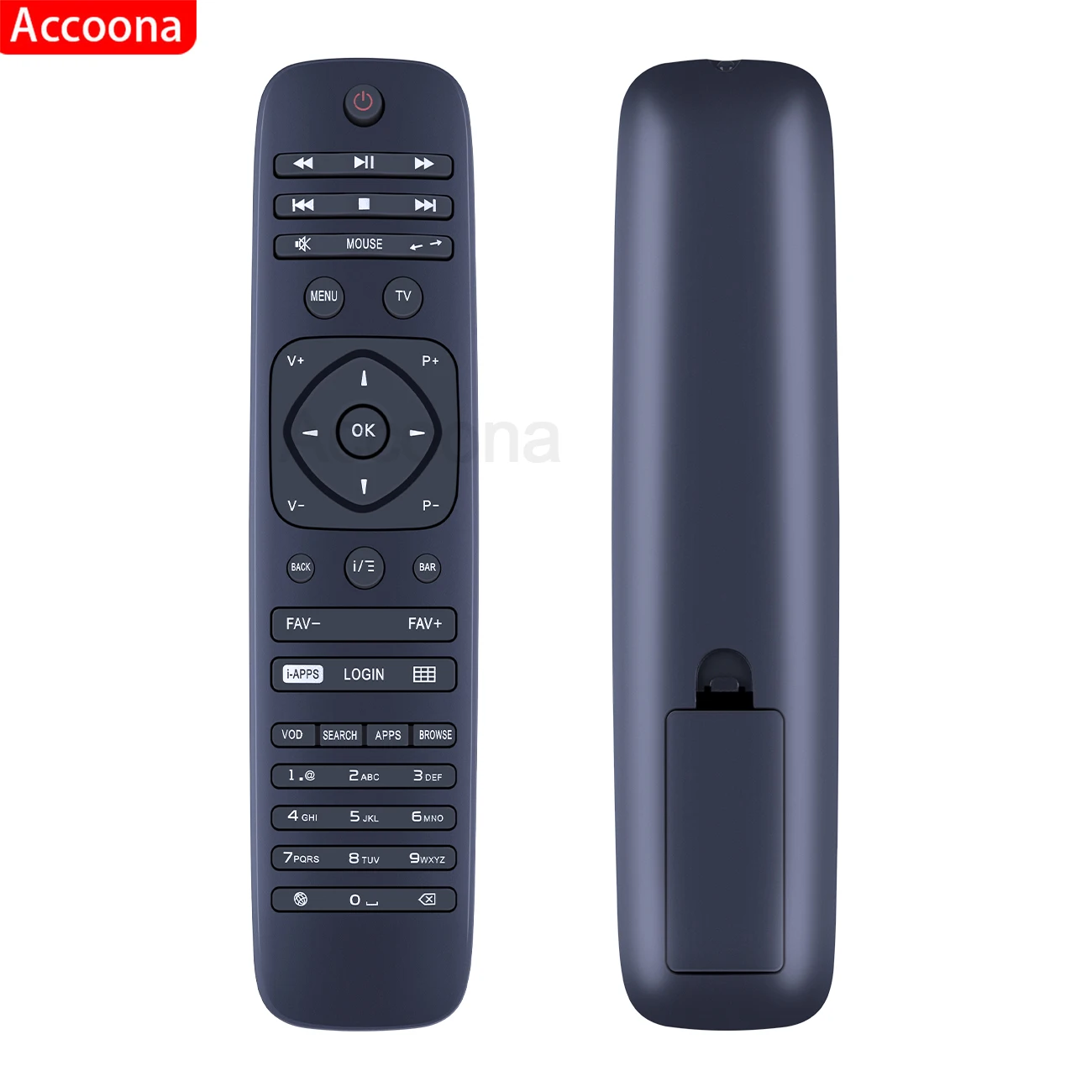 RC2964506/01B Replacement Remote Control for KARTINA TV Comigo Quattro IPTV Box