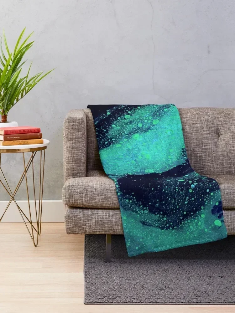 Glow in the Dark 2 Throw Blanket Decorative Throw Retros Fashion Sofas Blankets