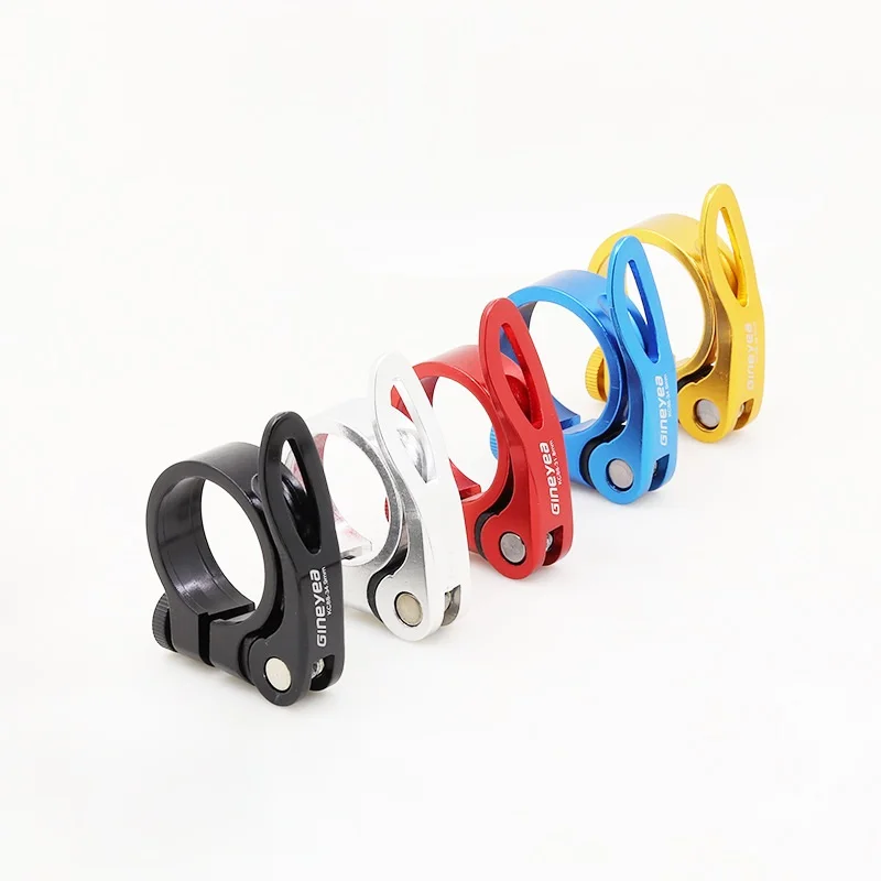 28.6/30.2/31.8/34.9mm Alloy Bike Seat Clamp Aluminium Quick Release Mountain MTB BMX Road Bike bicycle Seatpost Clamp