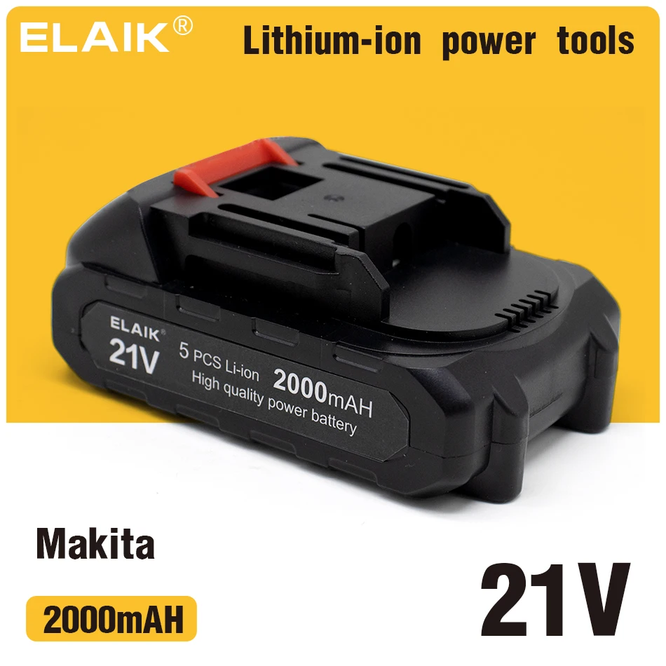 21V Rechargeable Battery 2000mAh Lithium Ion Battery For Makita Electric Power Tool Battery