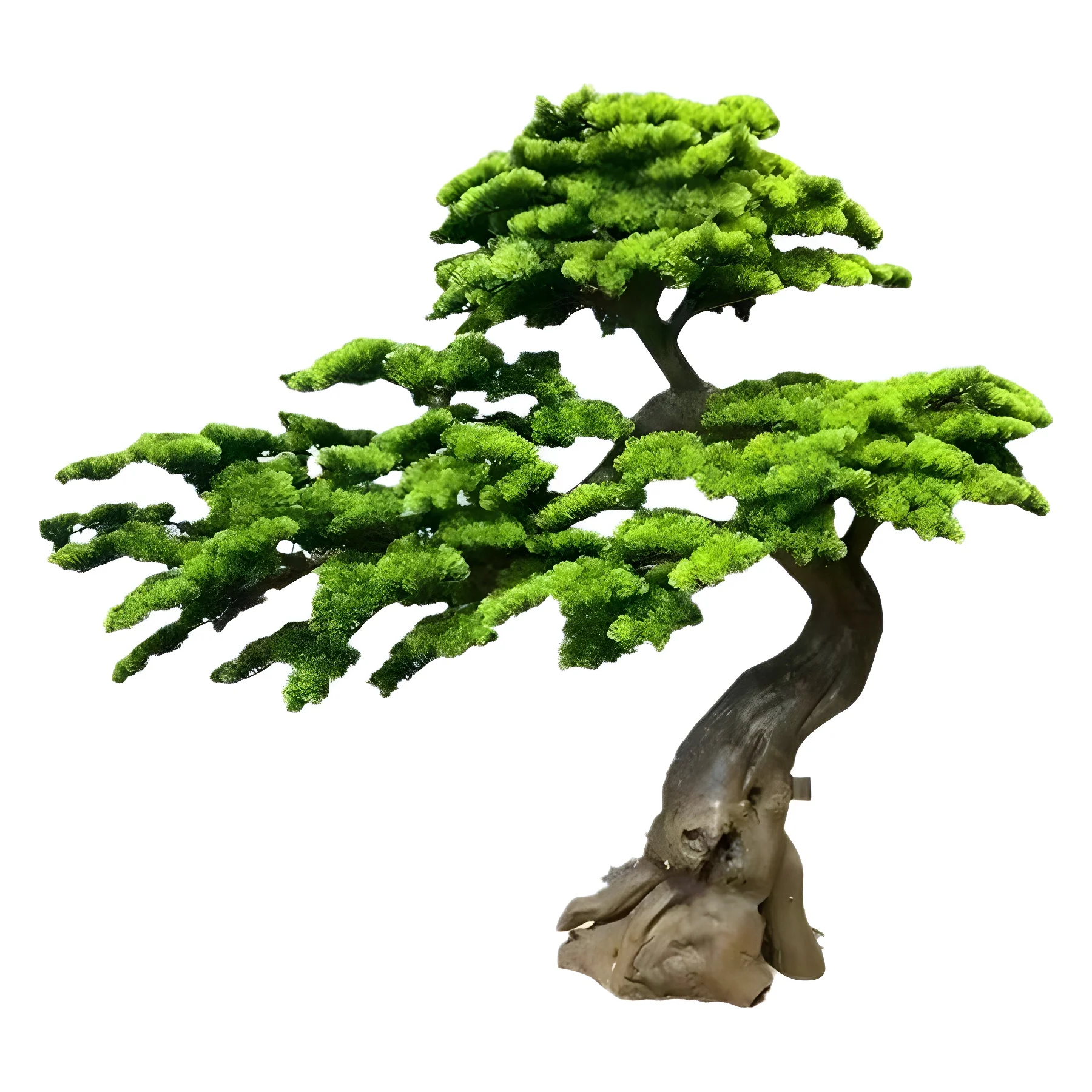 

Welcome Pine Simulated Pine Tree New Chinese Hotel Decorative Modeling Landscape Ornament