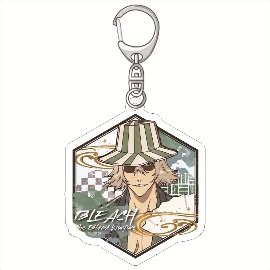 55MM Anime BLEACH‌ Figure Kurosaki Ichigo Uryuu Kuchiki Rukia Inoue Orihime Sado Yasutora Sousuke Acrylic Key Chain Cute Gifts view 3