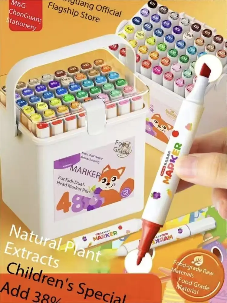 

Маркеры для учащихся начальной школы, специальные акварельные ручки для детей, нетоксичные и моющиеся, 12 цветов