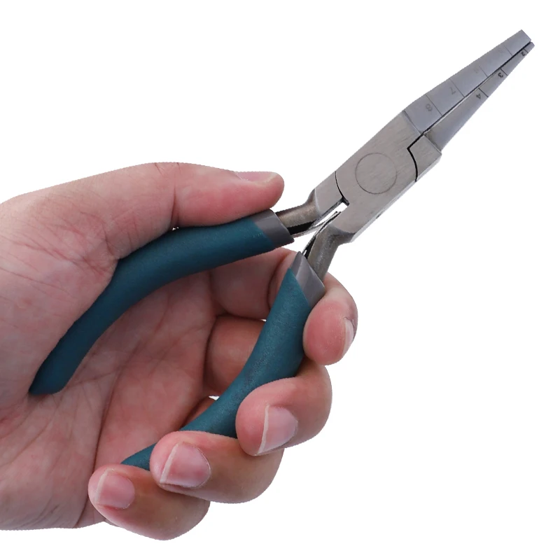 Square Nose Winding Plier with Scales for Create Square Shapes in 2-8MM Diameters Crafts Jewelry Making Wire Looping Plier