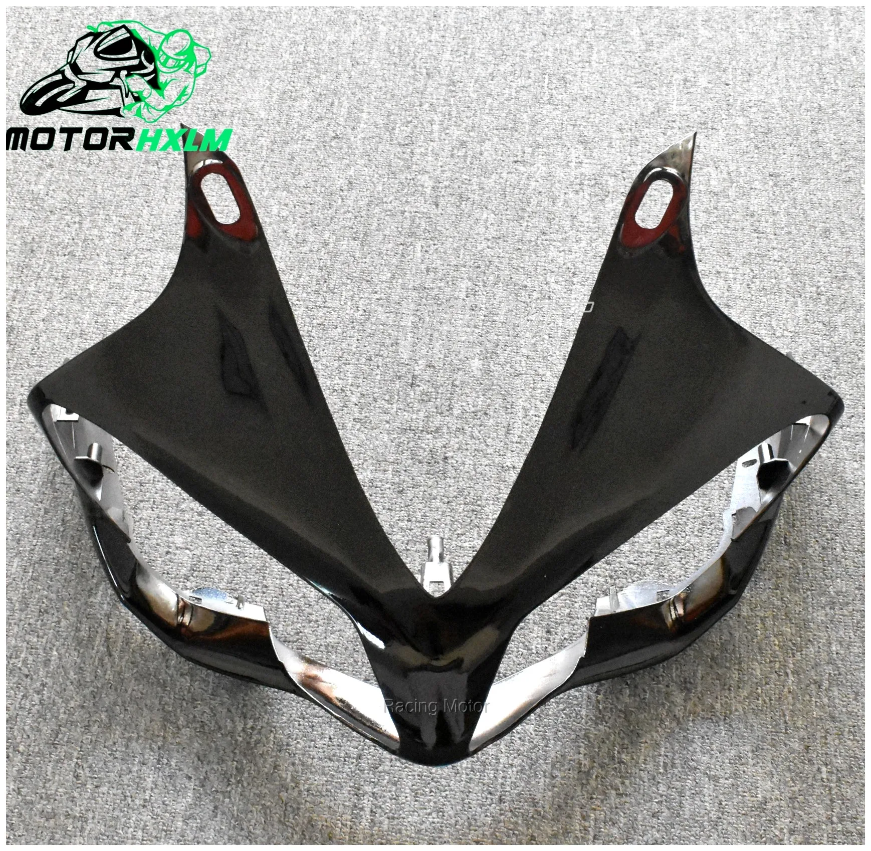 Motorcycle Fairing Body Kit - Front Fairing Upper Nose Cover Headlight Head Cowl Panel Motorcycle Face Mask For R1 2007 2008 Fro