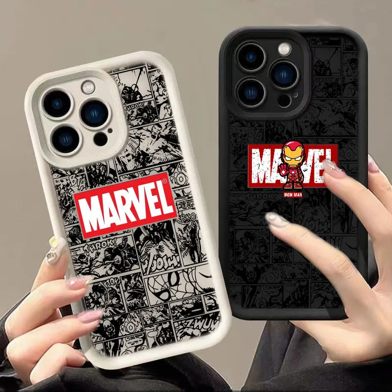 Comics The Avengers Iran Man Luxtury Phone Case For HONOR Y7A Y9 50 20 X95 X9 90 8X MAGIC 5 NOVA 9 Y70 Y70S SE PRO Case Funda