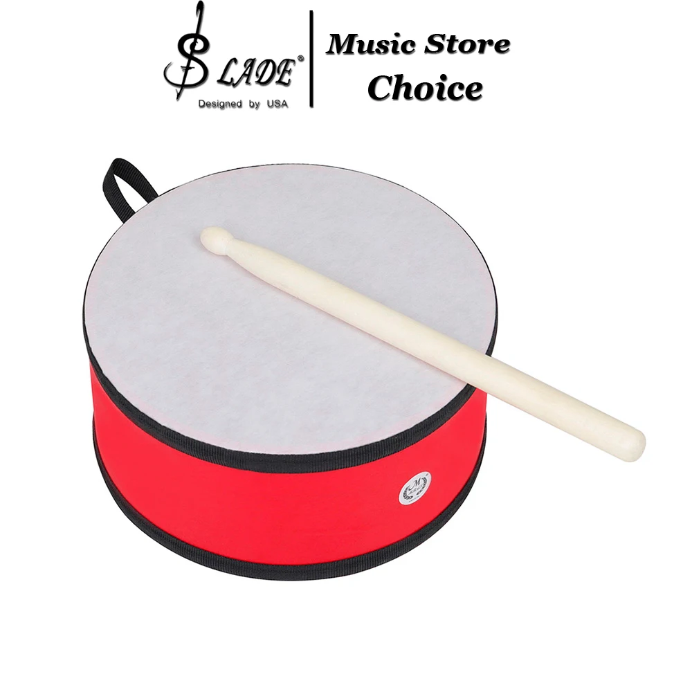 Dual Tambourine Drums Resistant To Beating Good Sound Quality Indian Drums Portable Drums Enlightenment Education Instruments