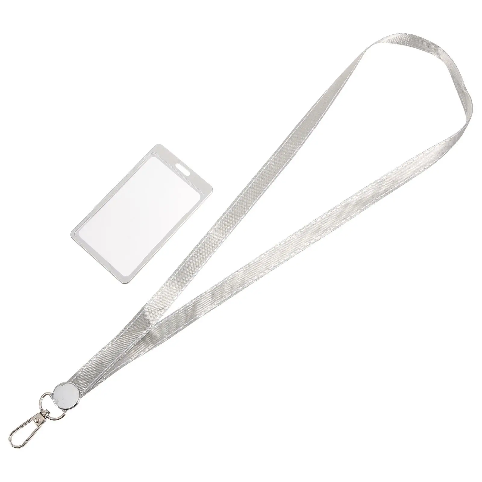 Metal Badge Holder Clear Transparent Cards Protective Covers Storage Sleeves Working Protector Anti ID Credit School