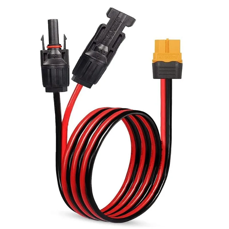 

Солнечный фотоэлектрический кабель 10AWG 1M XT60I к MC-4: для солнечных панелей, хранения энергии и подключения аккумуляторов