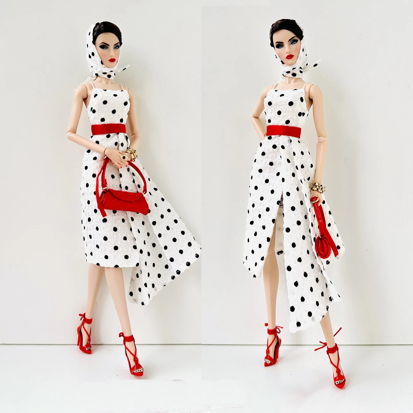 

Black high heels shoes for FR2 Poppy Parker FR6.0 Nu.face Enlightened in India