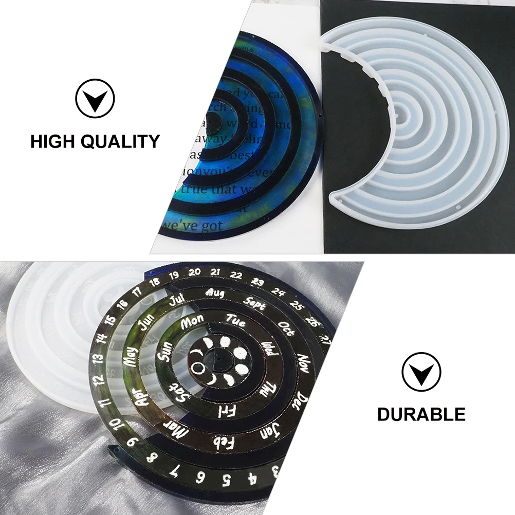 

3pcs Silica Gel DIY Craft Molds Silicone Adornment Clay Square Mold Premium Material Resin Dye Pigment Gifts Decorations