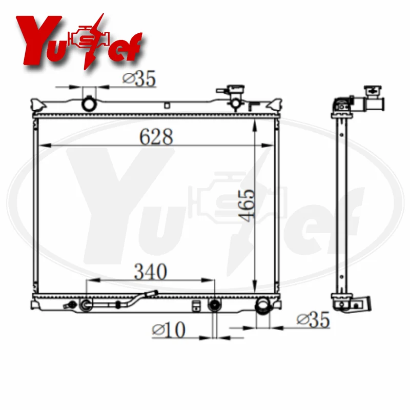 

A/C Air Conditioning Condenser Fit For Kia Sorento 2008-