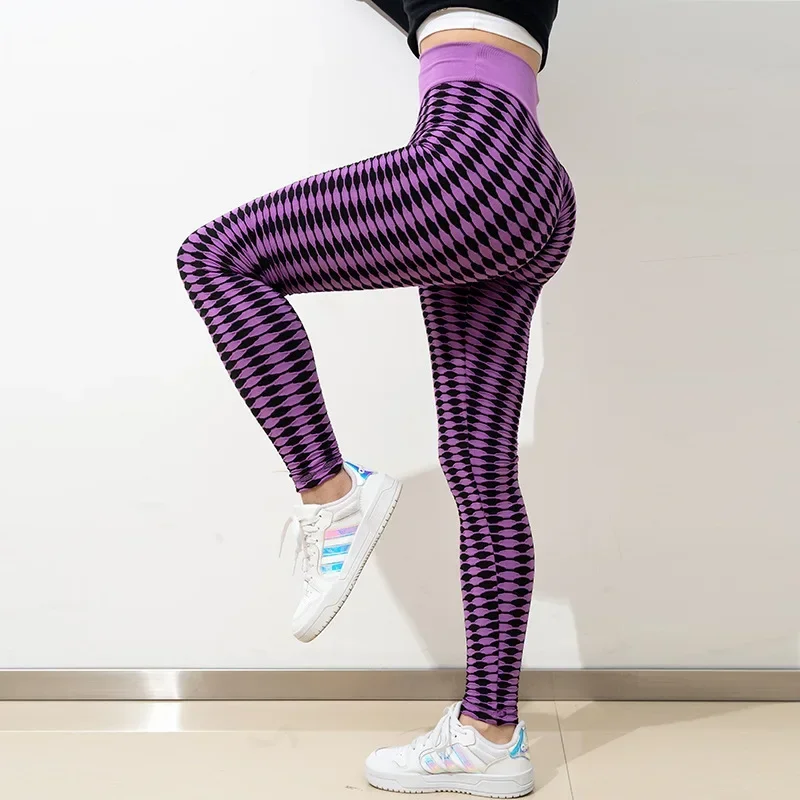 INS Seamless Leggings Women Zebra Yoga Pants Peach Hip Sexy Hip Lifting Pants Running Sports Fitness Gym Pants Women Clothing