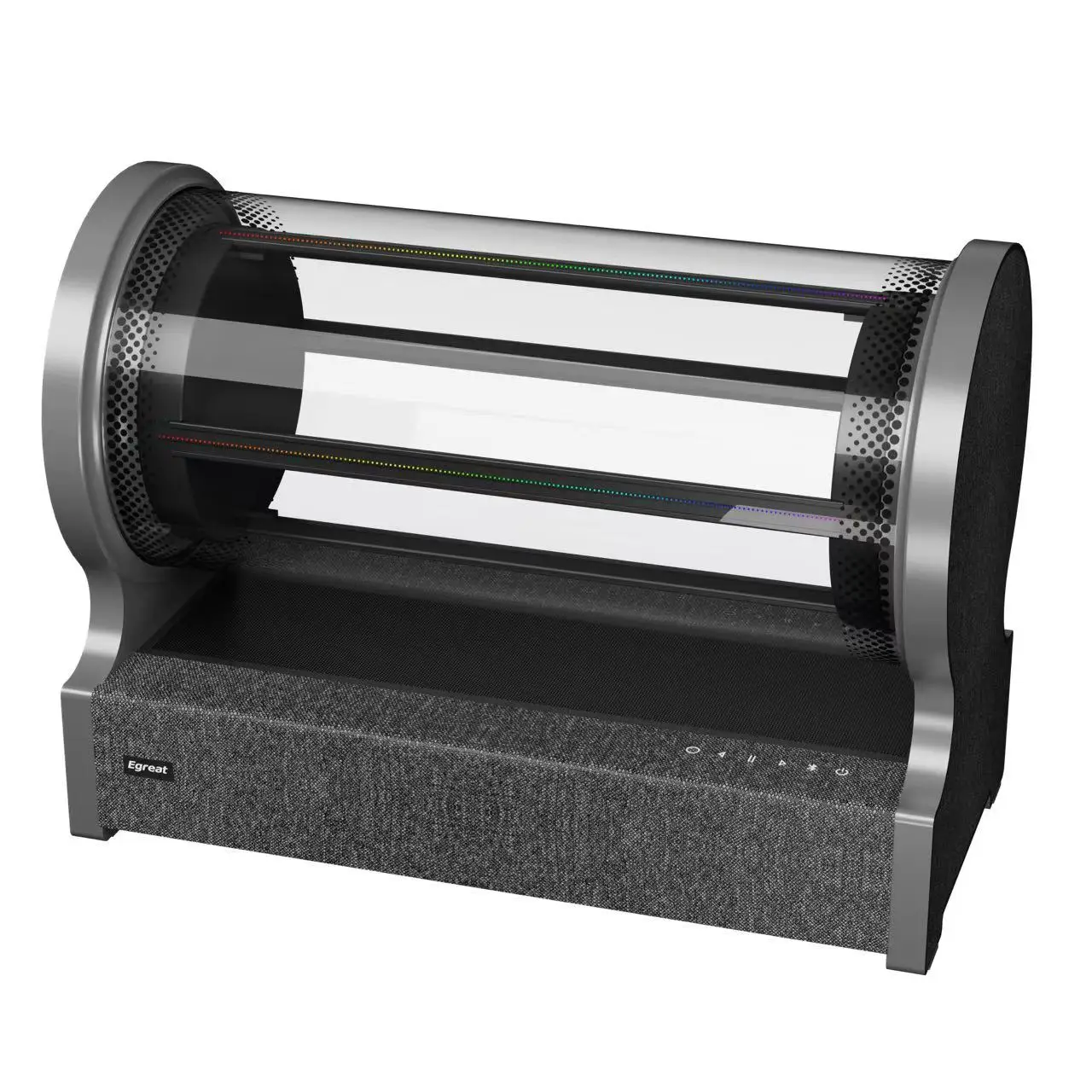 

Naifei Factory Wholesale 360 Holographic Lyrics Wireless Audio Visual Speaker Hi-Fi Sound Quality 15W*2 Consumer Electronics