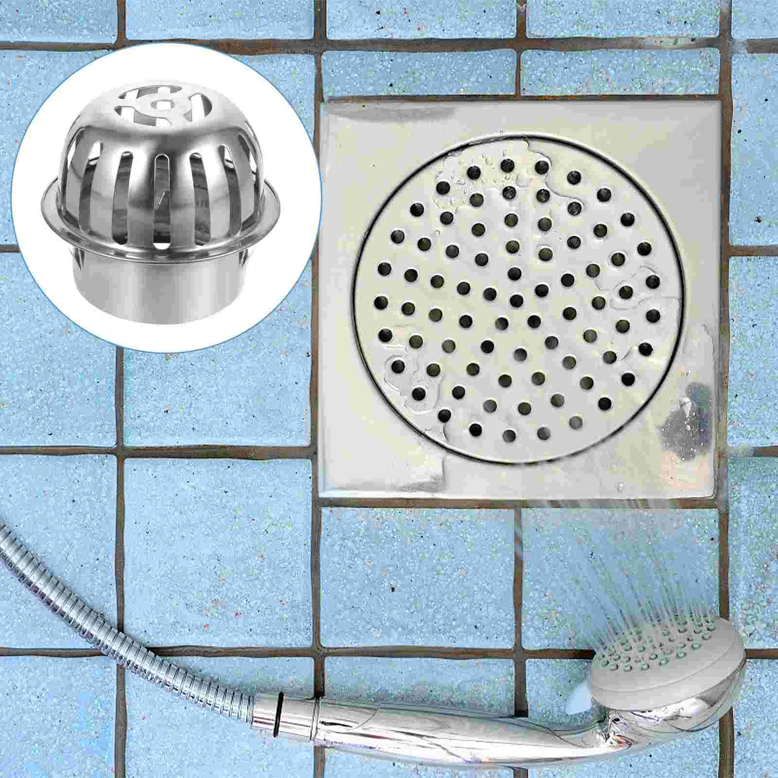 

Floor Drain Cover Garden Stainless Steel Floor Drain Filter for Outdoor Indoor Use outdoor drain cover