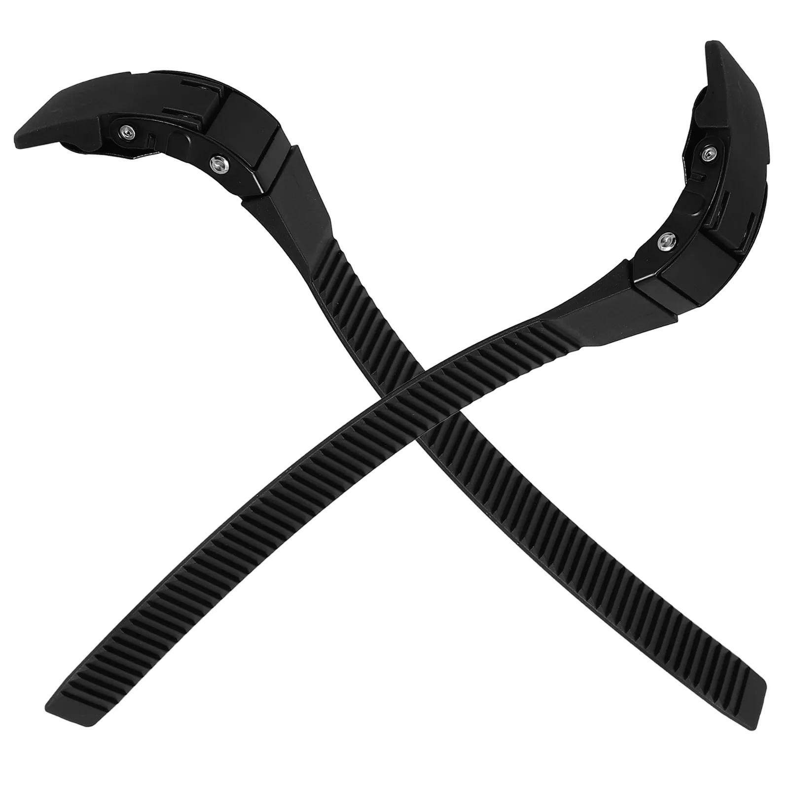 

2 Set Roller Skates Strap Adjustable Buckle Replacement Stoppers Black Size Skate Shoes Accessory Durable Stable Fix