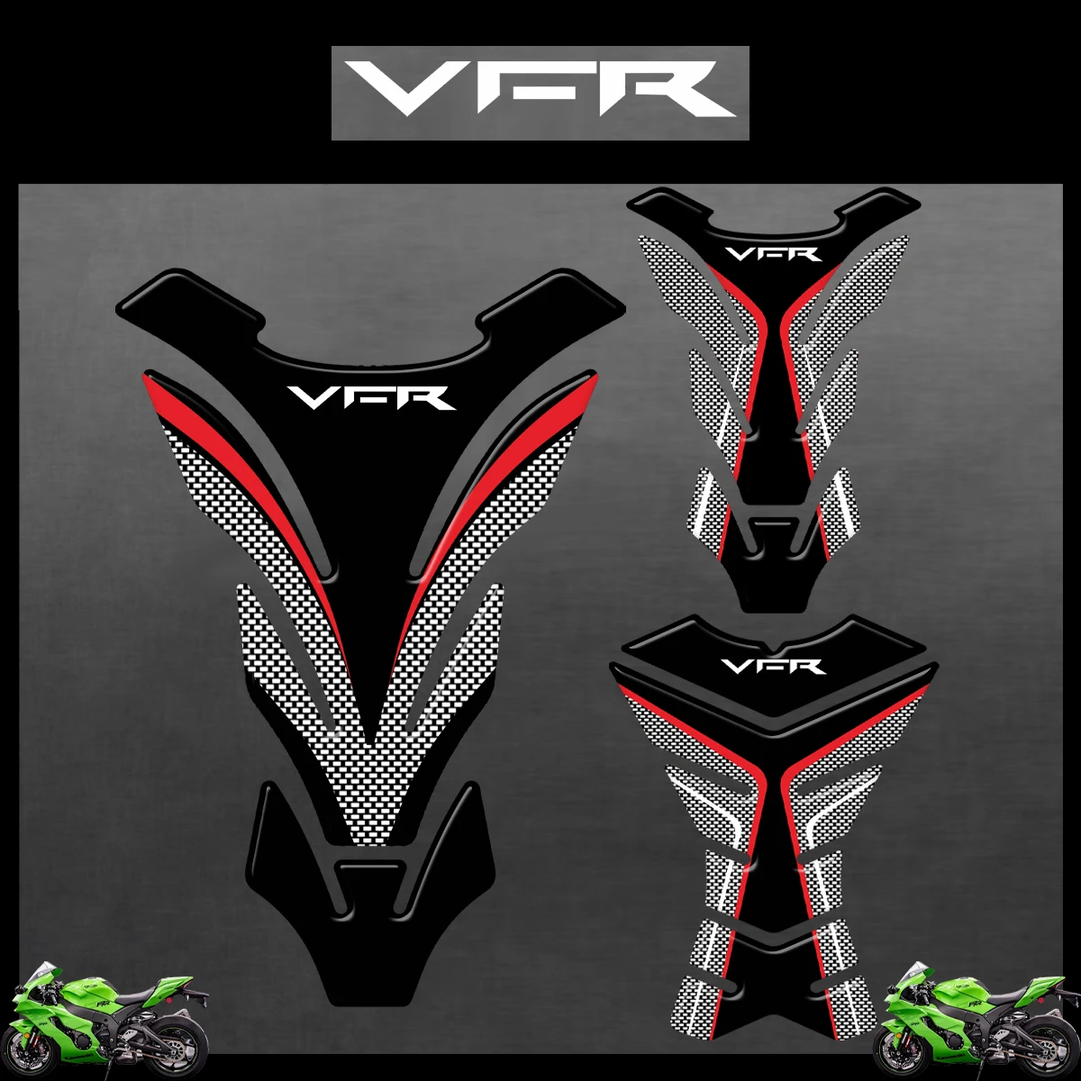 

3D полимерная защита бака мотоцикла для Honda VFR400 VFR800 VFR1000 VFR1200 VFR1300 X F A