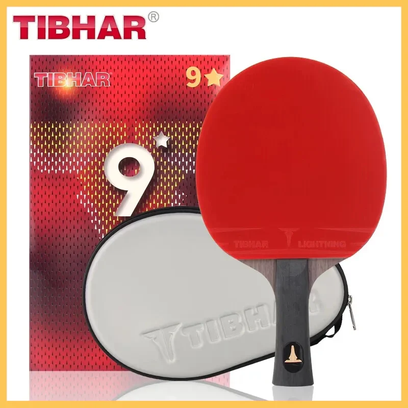 TIBHAR 6/7/8/9 Star Table Tennis Racket Superior Sticky Rubber Carbon Blade Ping Pong Rackets Professional Pimples-in Sticky