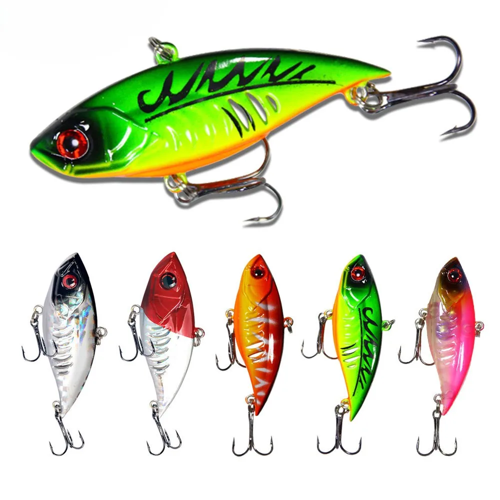 

Rattling Vibration Lure (VIB) - 6.5cm 11g Sinking Hard Bait for All Water Layer - Targets Bass Pike in Fresh & Salt Water