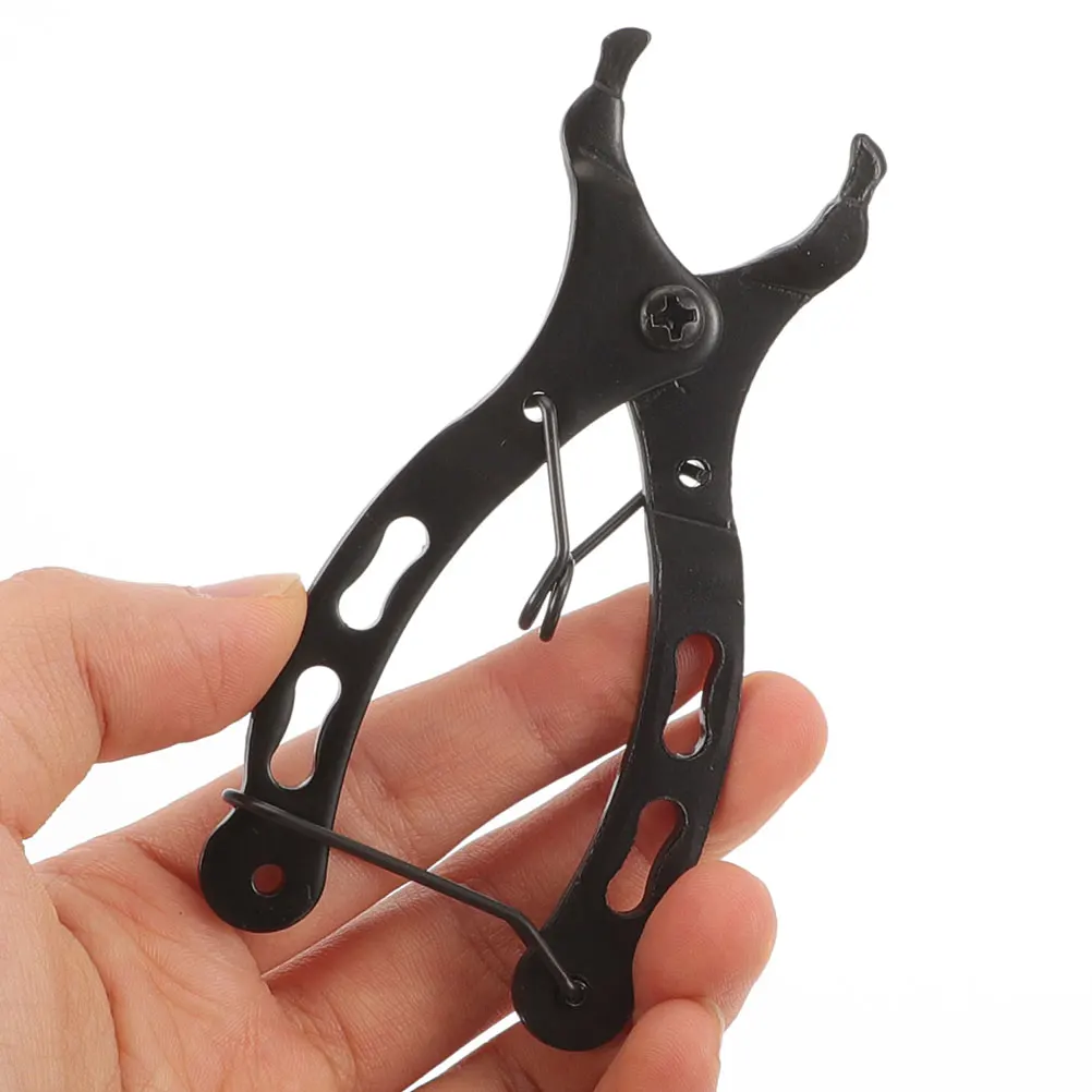 

2 Pcs Chain Hook Pliers Bicycle Link Tool Bike Remover Pedal Removal Black Closing Repair Kit