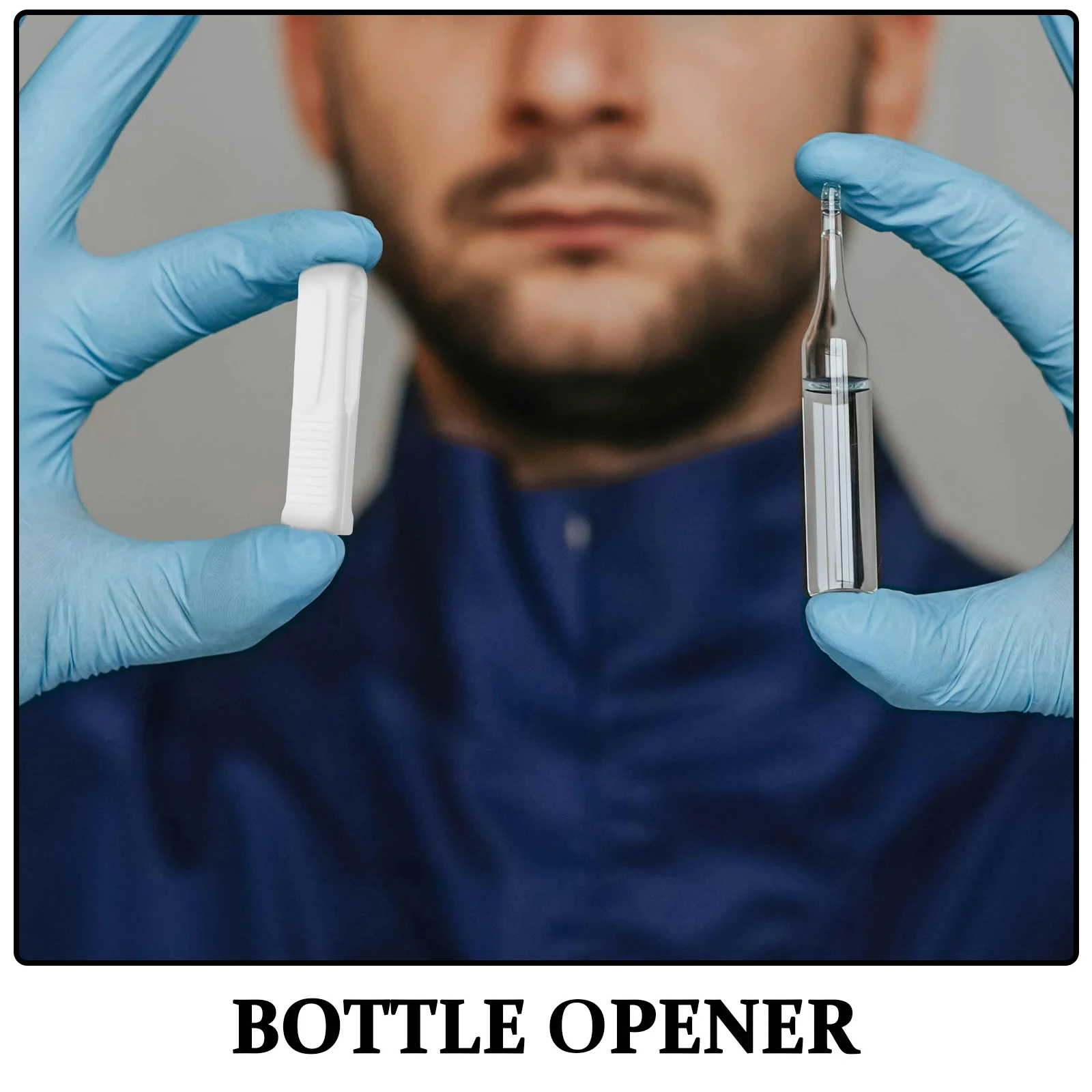 

4 Pcs Bottle Opener Utensils Cutter Glass Vial Breaker Abs Cap Mini for Medical Use