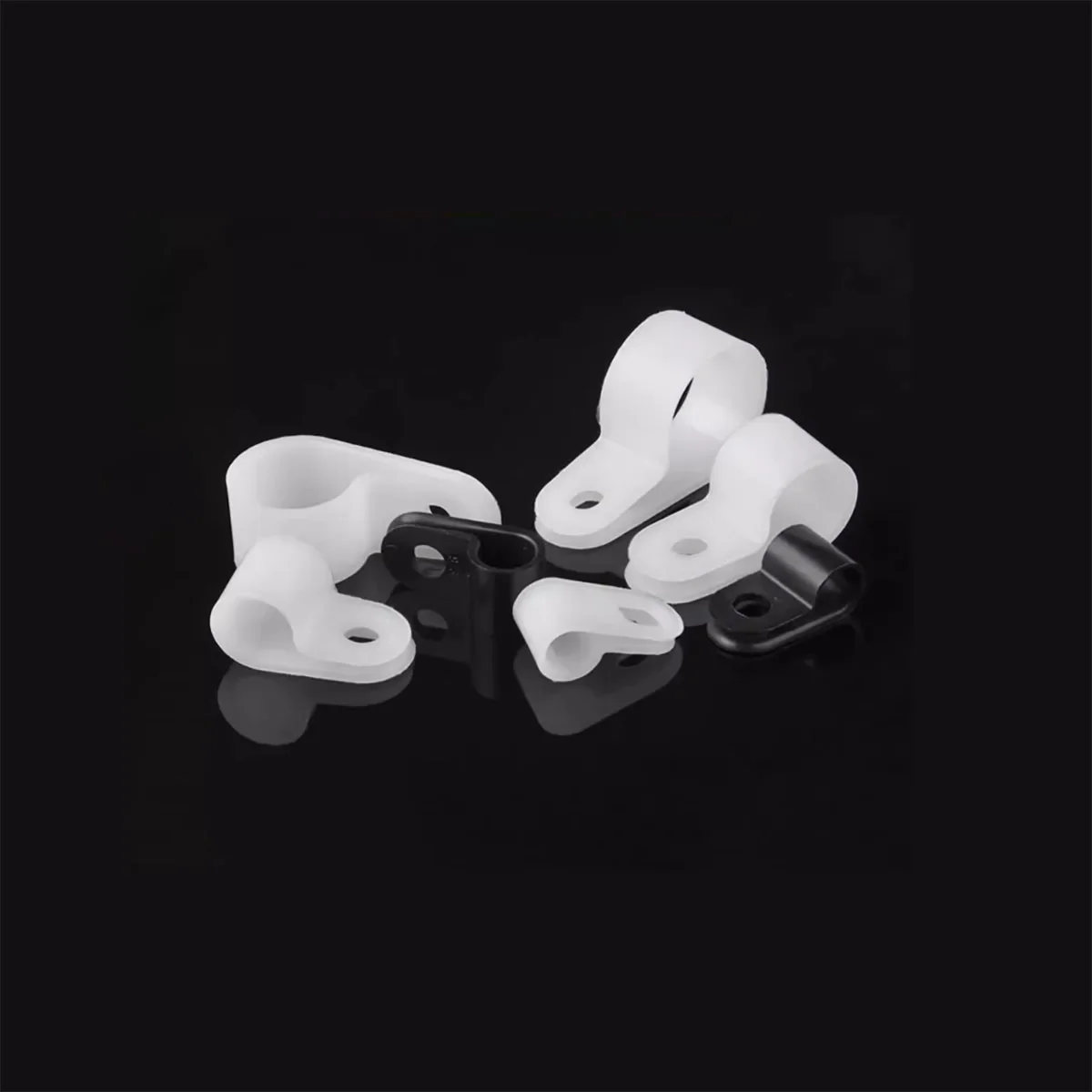 Nylon R-Type Thickened Fixing Clip For Cable Wiring, Fixed Cable Organizer Plastic Wire Buckle