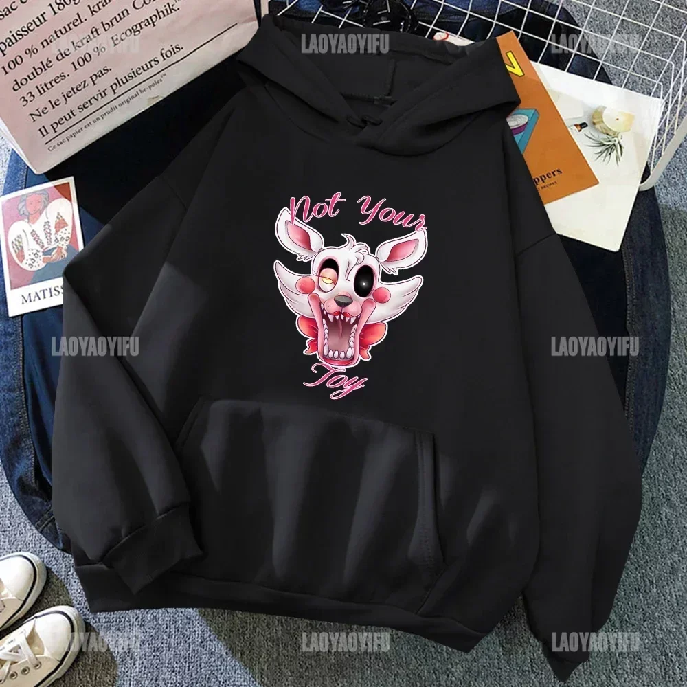 Novelty Five Nights At Fnaf Casual Sweatshirt for Male and Female Hoodies Horror Atmosphere Fall and Winter Hoodie Streetwear