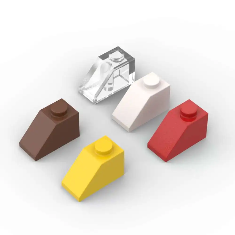 MOC 10PCS 3040 House Castle Slope 45 2x1 Building Blocks Kit Bricks Particle Educational Assemble Toy Children Birthday Kid Gift