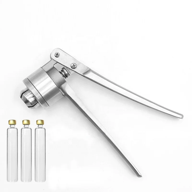 Glass Vial Crimper 8mm Vials Sealing Machine Cap Capper Bottle Crimping Capping Tools