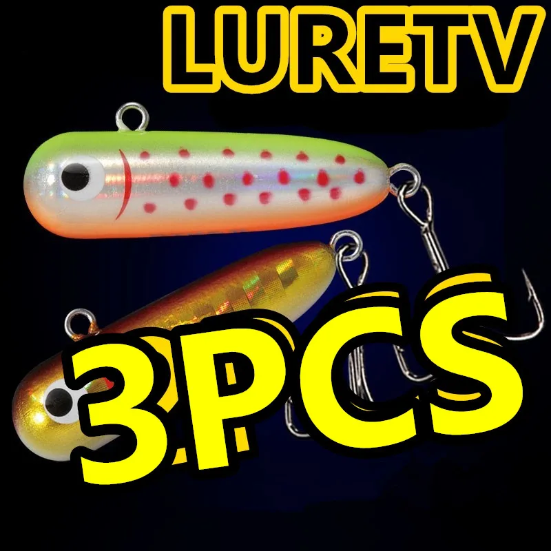 

LURETV SMITH SAME STYLE Btk Swimmer Mine 3PCS 3cm 3g False Bait Trout Bait 8004
