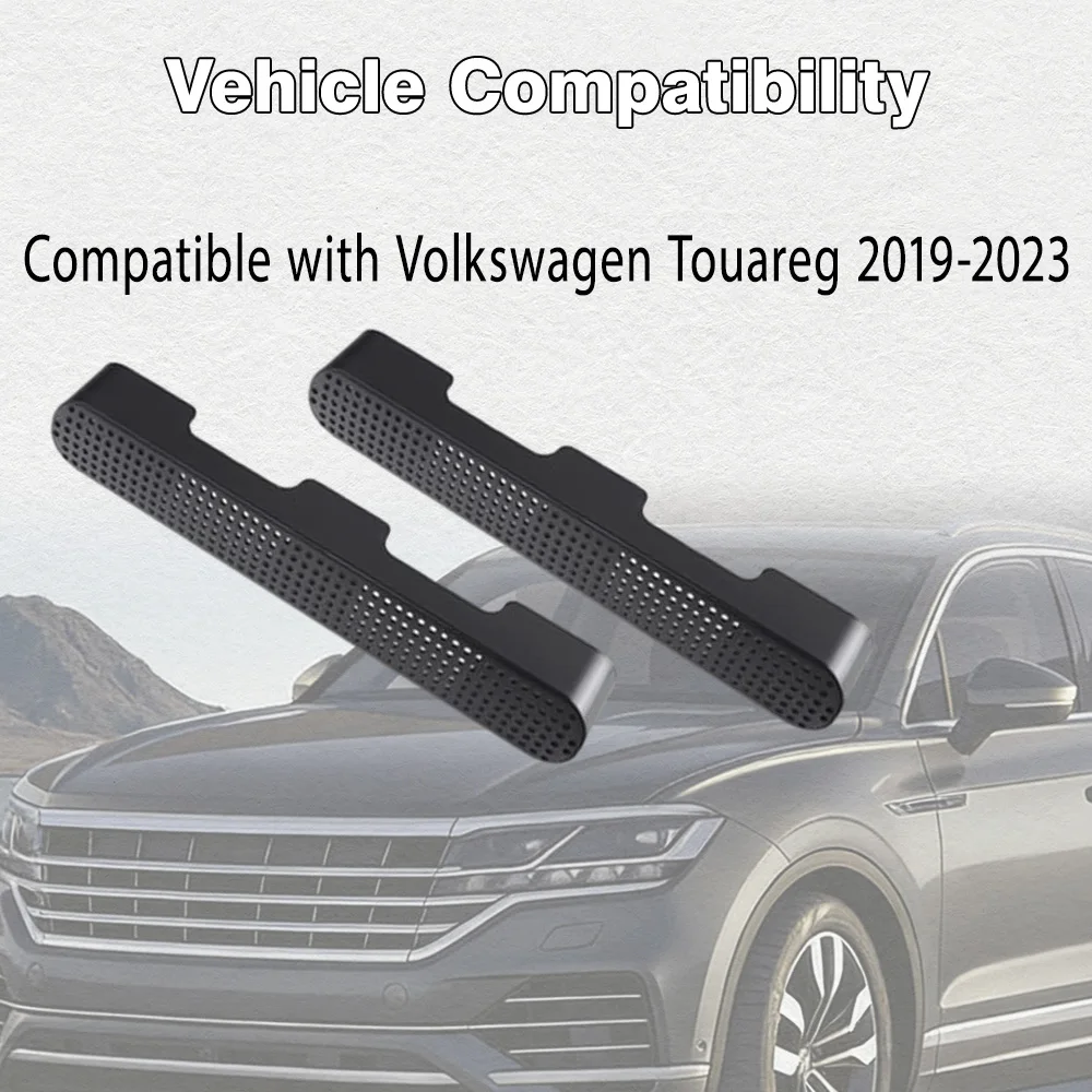 

Для VW Touareg 2019-2023 гг. 2 шт. Накладки на решетки воздуховодов кондиционера под сиденьями