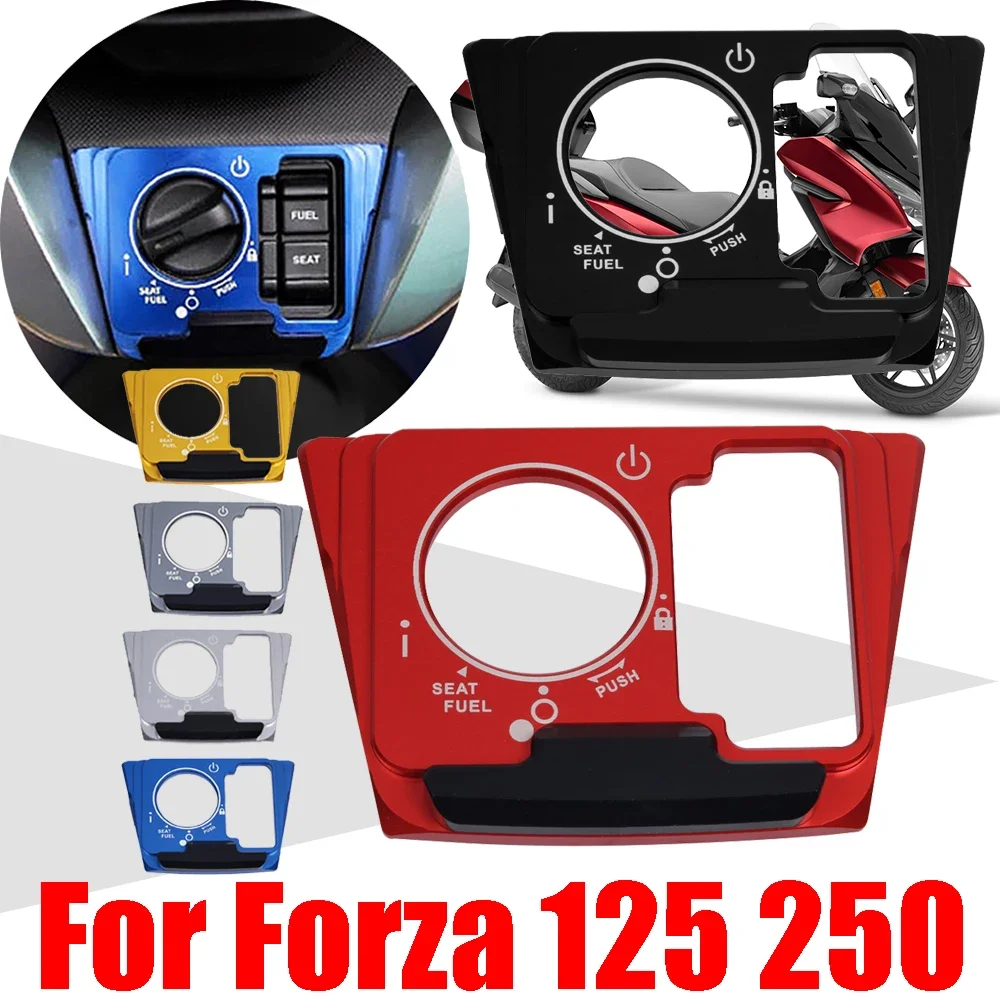 For HONDA FORZA 125 Forza 250 NSS FORZA125 FORZA250 NSS125 Accessories Motorcycle Seat Electric Door Lock Switch Cover Cap Parts