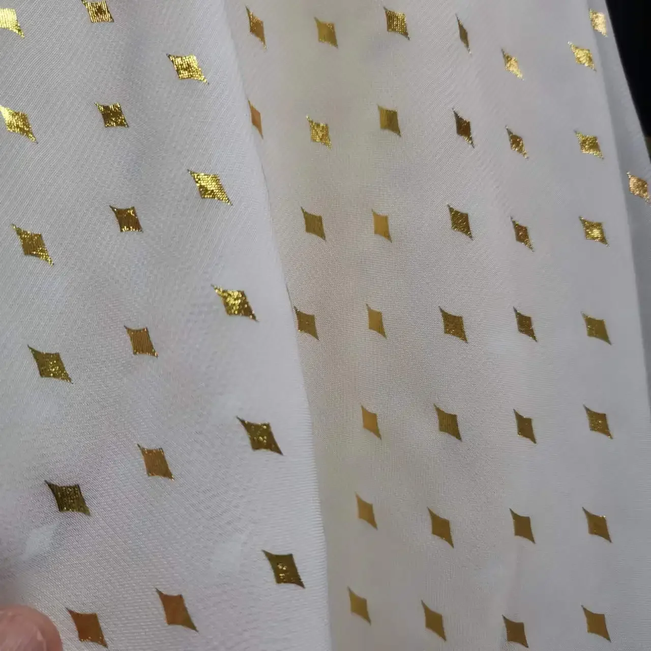 75D Bronzing Dress Cosplay Craft Patch Tissue Fabric Chiffon Dancing DIY Material Designer Use
