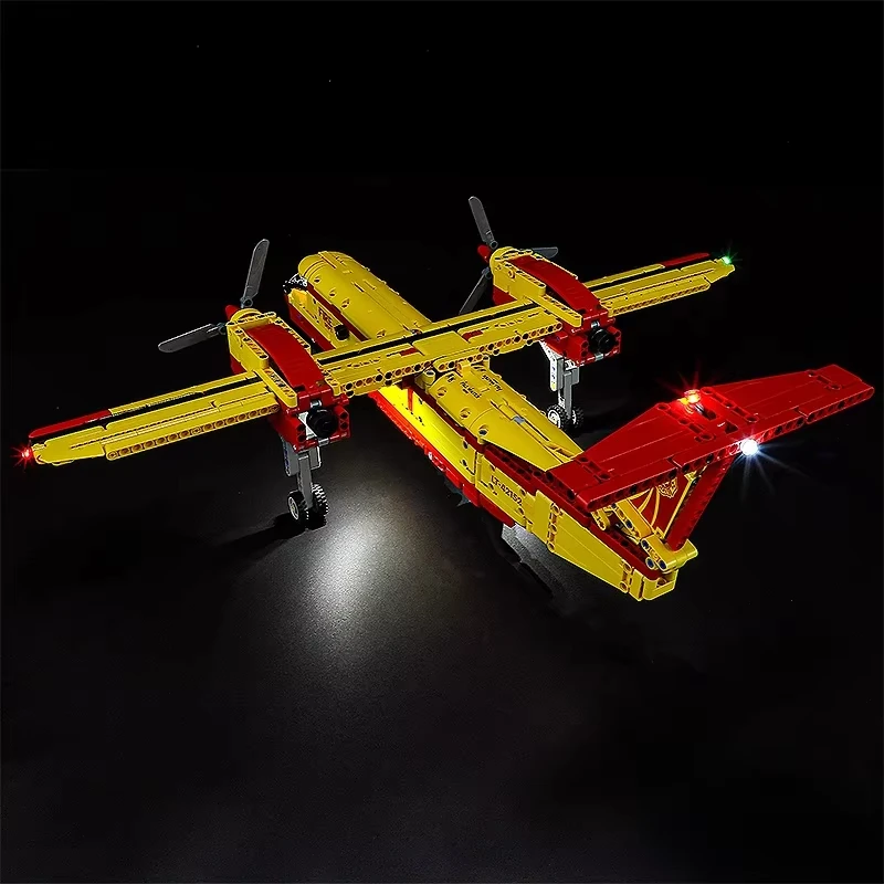 DIY LED Light Kit For LEGO 42152 Firefighter Aircraft ( Only LED Light,Without Blocks Model)