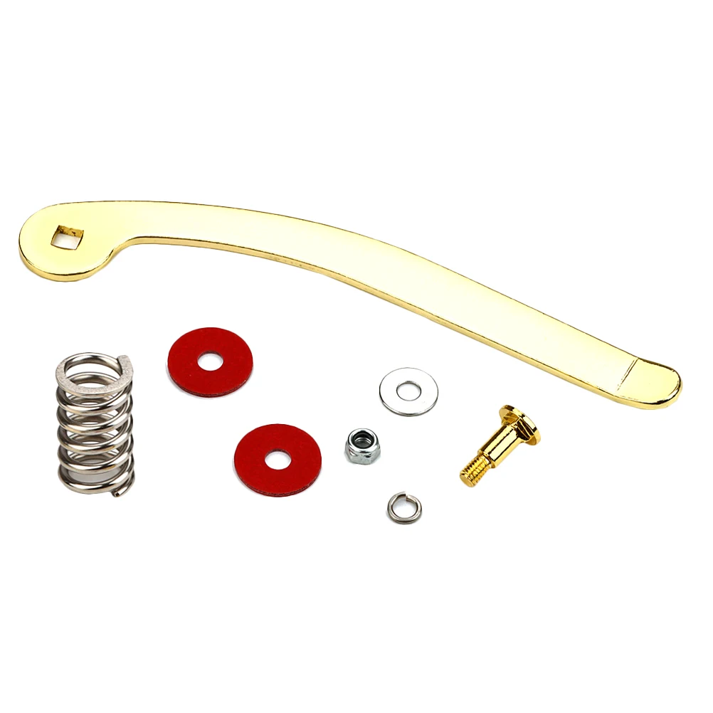 

1 set Golden Guitar Bridge GAQ352B Durable Metal Vibrato Arm Parts Accessories Kit Tremolo System Replacement Musical Instrument