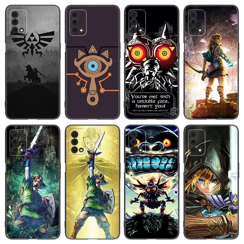 Z-Zeldas Game Phone Case For OPPO Reno 10 11 Pro A55 A57 A58 A72 A74 4G A54 A78 A98 5G A53 A93 2020 A15 A16 A17 A38 A76 A92 A94