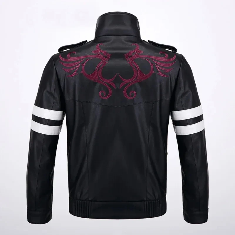 ★ Disfraz de Halloween CosZtkhp con Doble Cuello! Chaqueta de Cuero PU de Alex Mercer del Prototipo del Juego, Invierno 2026, Nueva ♥ Mira a mí ←_←
