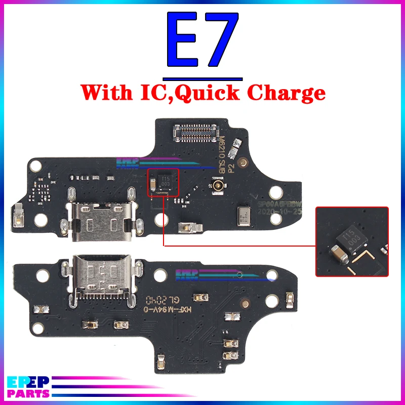 Connecteur de chargeur USB S6 pour Motorola, carte de charge d\'alimentation, ports flexibles, Motorola Moto E5, E6, E6i, E6S, E7, E7i Play Go Plus