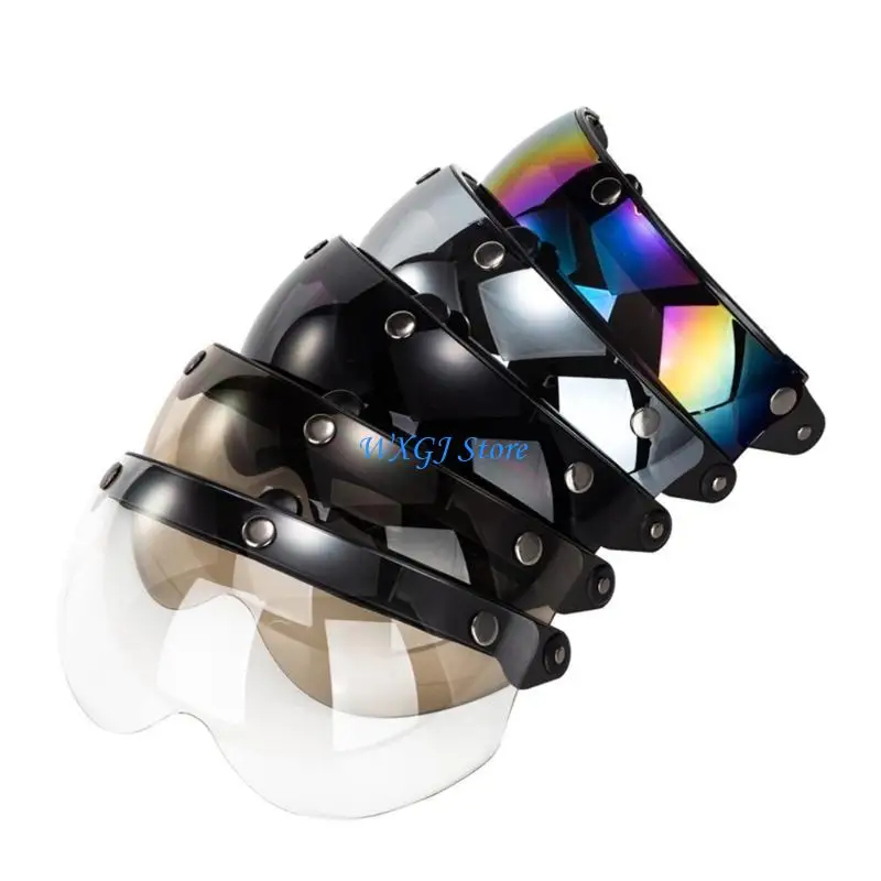 

37JE Bubble Helmet Visors for Universal Retro 3 VintageScooter Open Face & Half