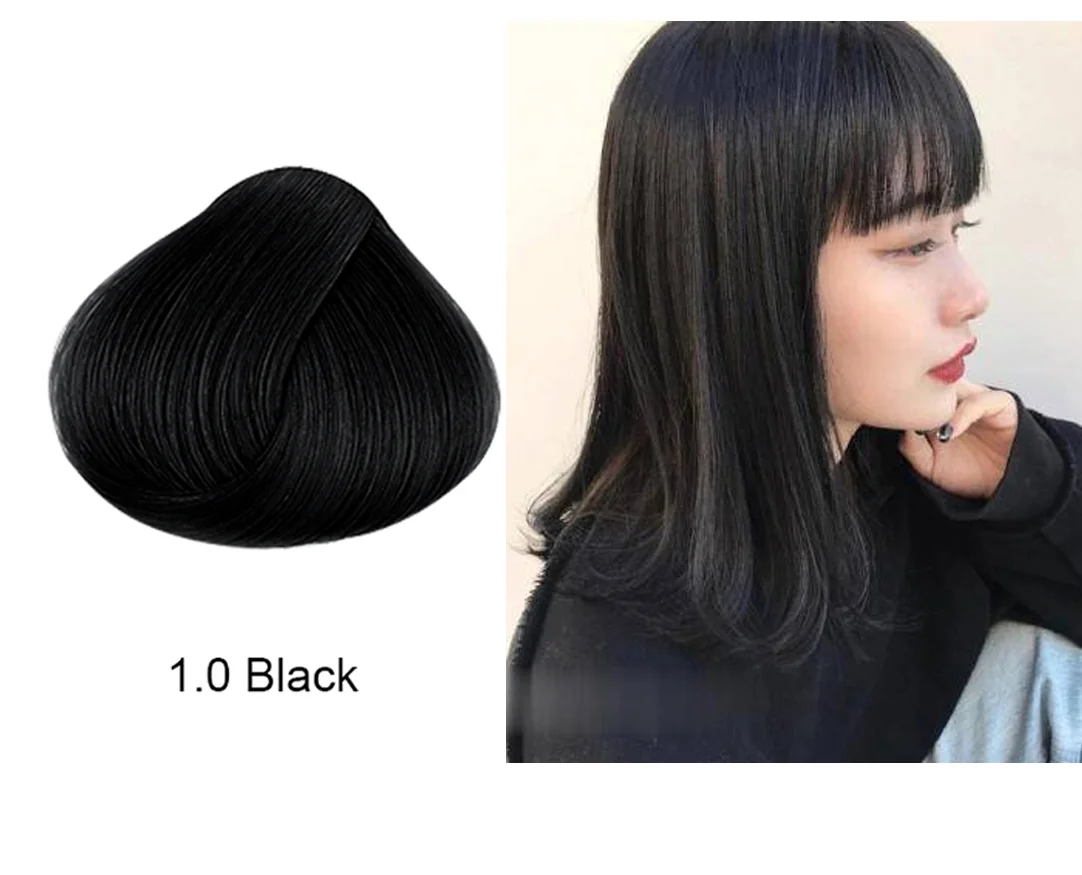 Mokeru 天然有機茶髪の色永久ヘアカラーシャンプー長期的な染毛剤
