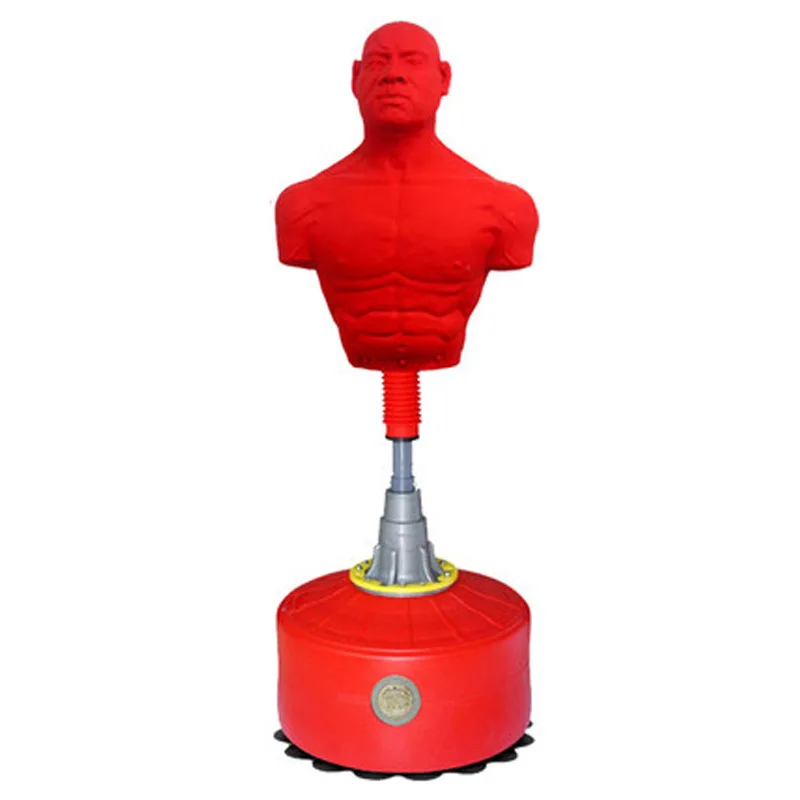 Manichino umano da boxe autoportante con sensazione di pelle in silicone per esercizi di punzonatura