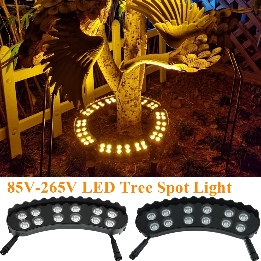 

LED Outdoor Tree Hugging Light IP65 Warm Light 85V-265V Landscape Lighting Lamp for Garden Yard Christmas New Year's Eve Decor