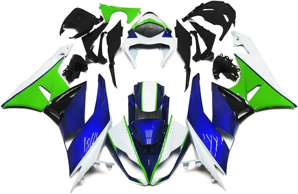 

ABS Plastic Fairing Kit Fit For Kawasaki ZX6R 636 2009 2010 2011 2012 ZX-6R 09 10 11 12 Motorcycle Blue Green Fairings Bodywork