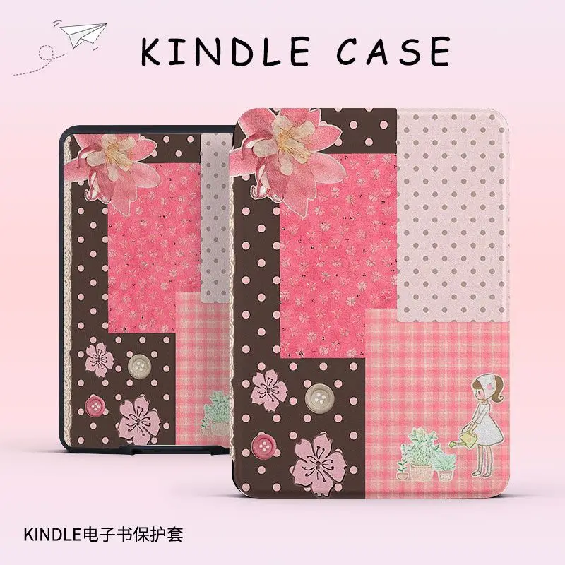 Splicing Floral Acrylic Case for 6