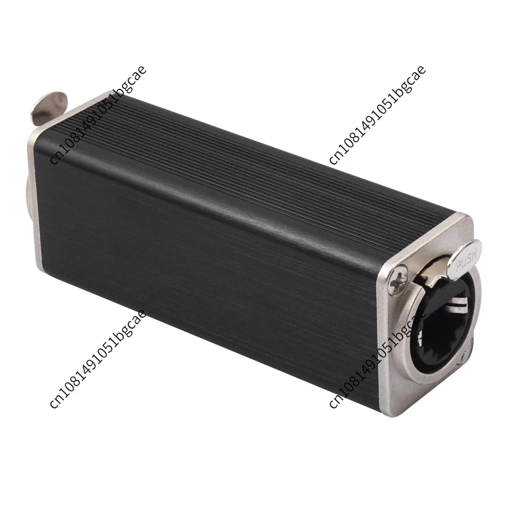 Shielded RJ45 Coupler Female to Female with Lock Aluminum Alloy Case Cat5e Cat6e Ethernet Extension Adapter for Stage 2026 New